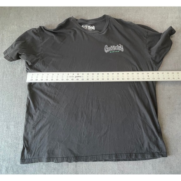 Gas Monkey Garage T‎ Shirt Mens 2XL Black Black Hot Rod Car Club Streetwear USA - Picture 6 of 9